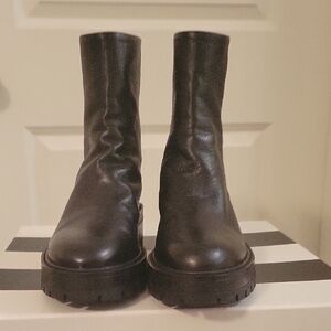 Aquazzura Black Combat Boots